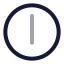 Clockhour icon with twotone rounded style