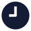 Clockhour icon with solid sharp style