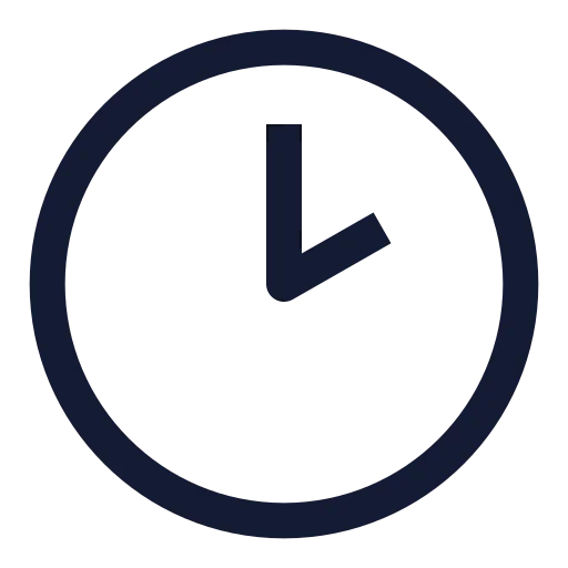 Clock 2 Icon in Stroke Sharp style