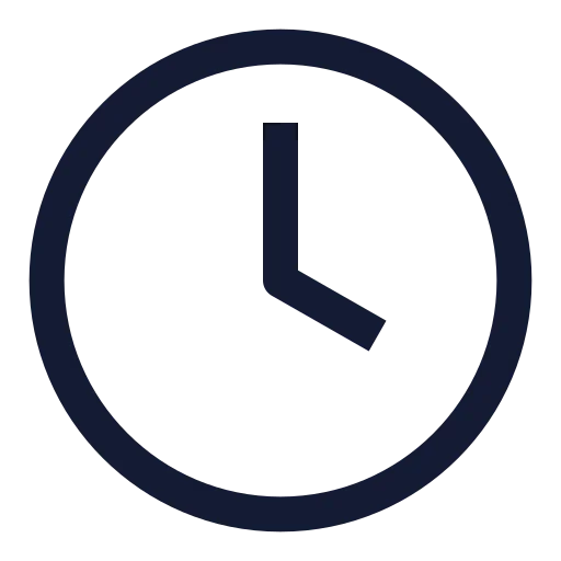 Clock 4 Icon in Stroke Sharp style
