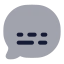 Closedcaptionalt icon with bulk rounded style