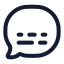 Closedcaptionalt icon with stroke rounded style