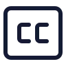 Closed Caption icon preview