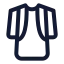 Clothes icon with stroke standard style