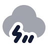 Cloud Angled Rain Zap icon preview