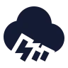 Cloud Angled Rain Zap icon preview