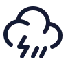 Cloud Angled Rain Zap icon preview