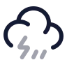 Cloud Angled Rain Zap icon preview