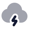 Cloud Angled Zap icon preview