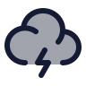 Cloud Angled Zap icon preview