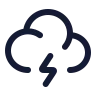 Cloud Angled Zap icon preview