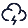 Cloud Angled Zap icon preview