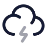 Cloud Angled Zap icon preview