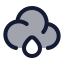 Cloudbigrain icon with duotone rounded style