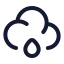 Cloudbigrain icon with stroke rounded style
