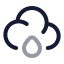 Cloudbigrain icon with twotone rounded style