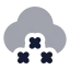 Cloudlittlesnow icon with bulk rounded style