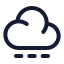 Cloudloading icon with stroke rounded style