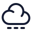 Cloudloading icon with stroke standard style