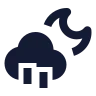 Cloud Moon Rain icon preview