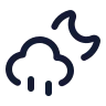 Cloud Moon Rain icon preview