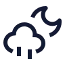 Cloud Moon Rain icon preview