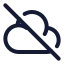 Cloudoff icon with stroke rounded style