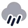 Cloud Rain Wind icon preview