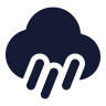 Cloud Rain Wind icon preview