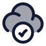 Cloud Saving Done 02 icon preview