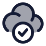 Cloud Saving Done 02 icon preview