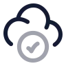 Cloud Saving Done 02 icon preview
