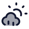 Cloud Sun Rain icon preview