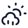 Cloud Sun Rain icon preview