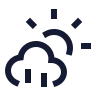 Cloud Sun Rain icon preview
