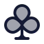 Club icon with duotone rounded style