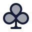 Club icon with duotone standard style