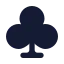 Club icon with solid standard style