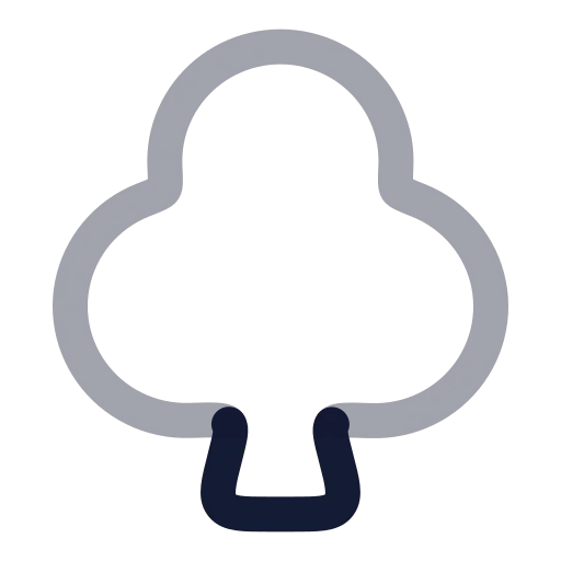 Club Icon in Twotone Rounded style