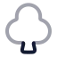 Club icon with twotone rounded style