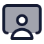 Copresent icon with duotone standard style