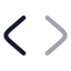 Codesimple icon with twotone rounded style