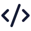 Codexml icon with solid standard style