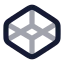 Codepen icon with bulk rounded style