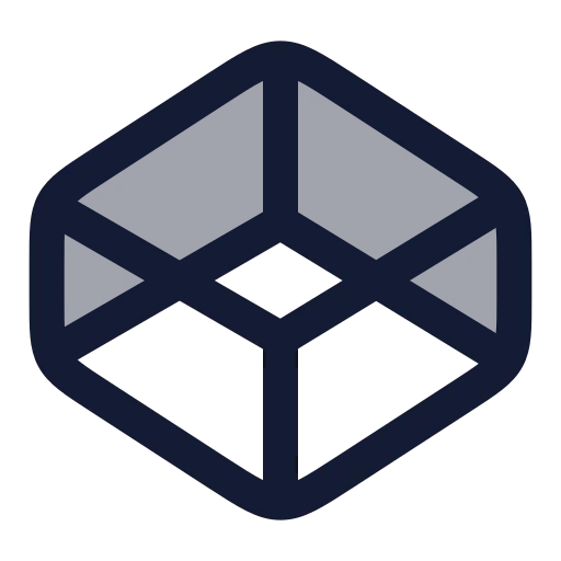 Codepen Icon in Duotone Rounded style