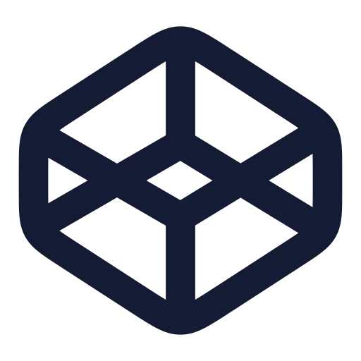 Codepen Icon in Solid Rounded style