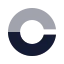 Coinbase icon with bulk rounded style