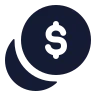 Coins Dollar icon preview
