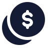 Coins Dollar icon preview