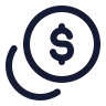 Coins Dollar icon preview